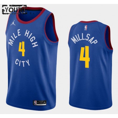 Maillot Basket Denver Nuggets Paul Millsap 4 2020-21 Jordan Brand Statement Edition Swingman - Enfant